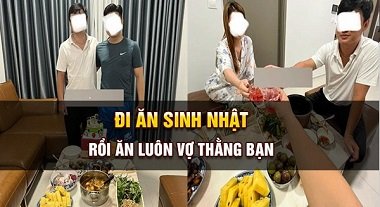 Đi ăn sinh nhật nện luôn vợ bạn